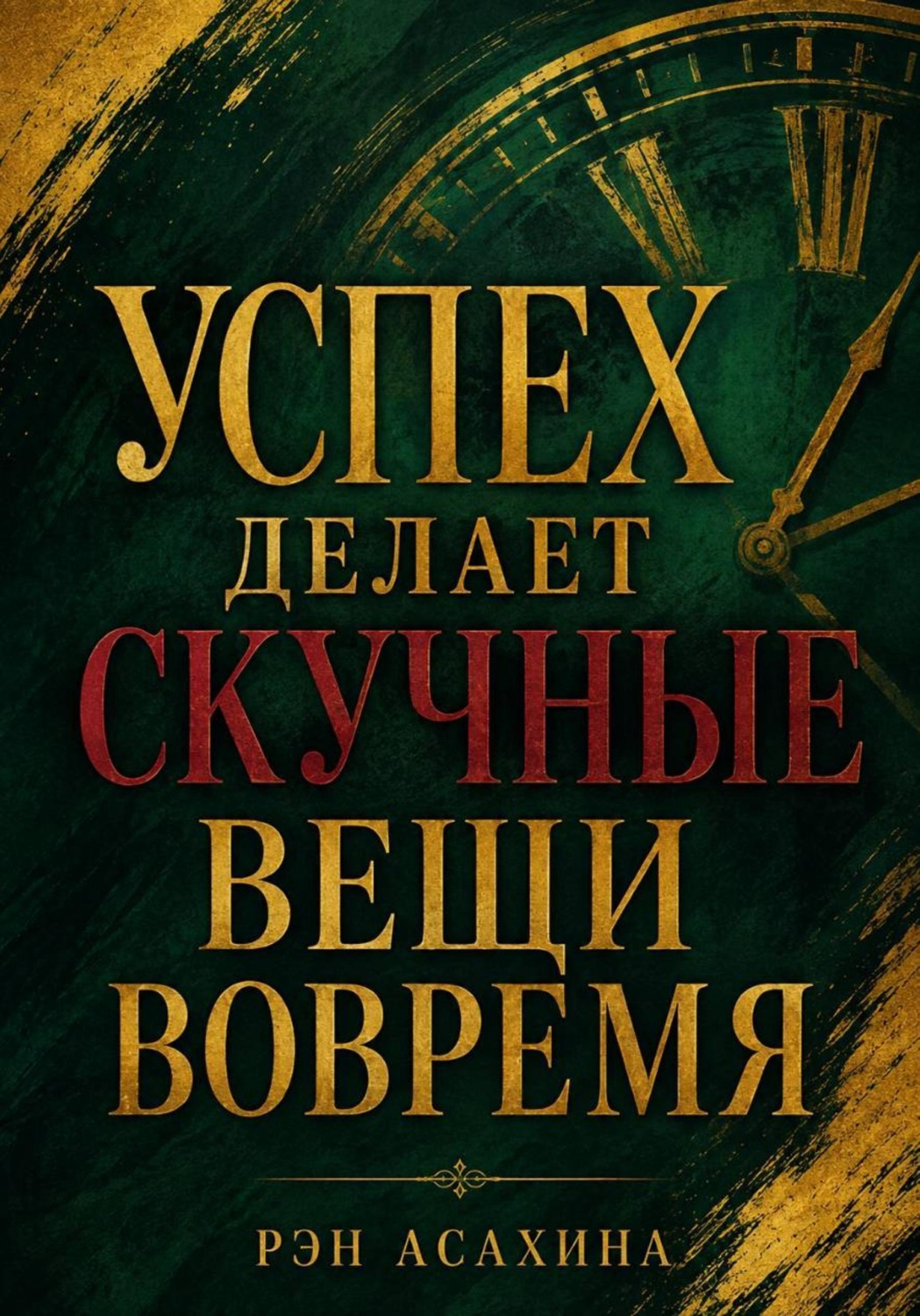 Обложка книги «Успех делает скучные вещи вовремя»