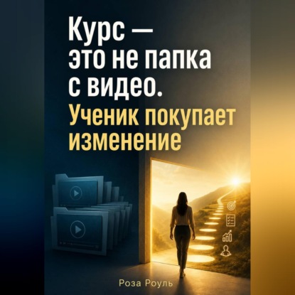 Обложка книги «Курс — это не папка с видео. Ученик покупает изменение»