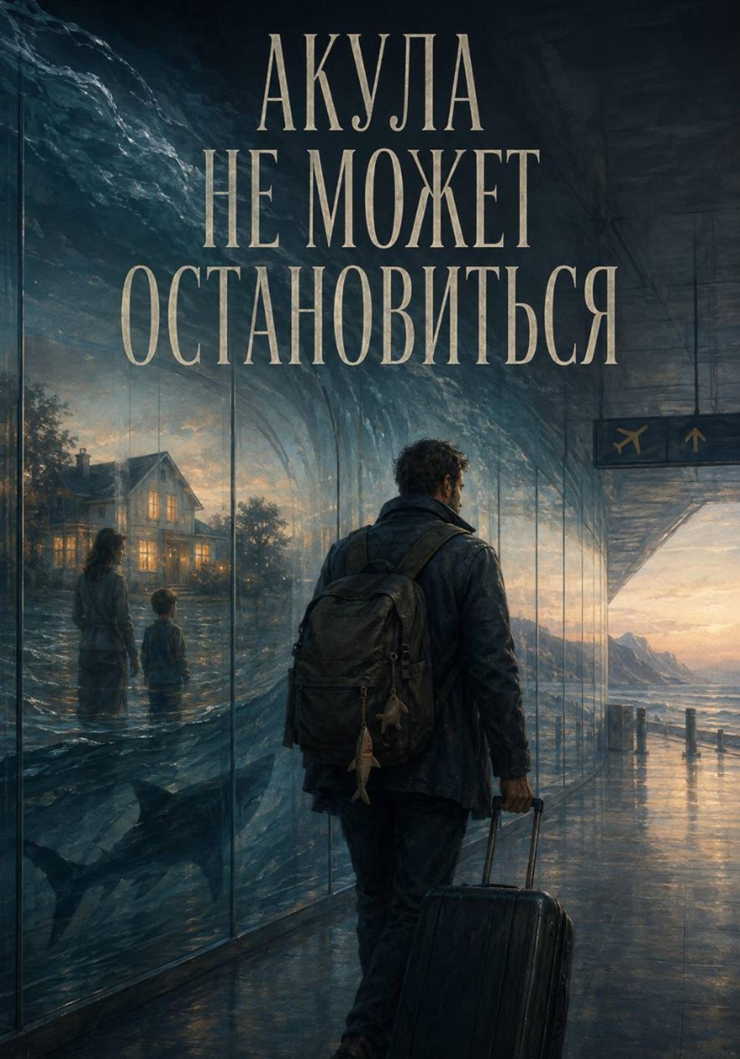 Обложка книги «Акула не может остановиться»
