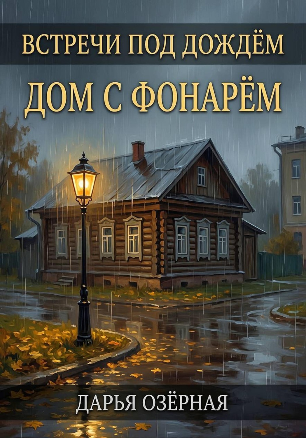Обложка книги «Встречи под дождём. Дом с фонарём»