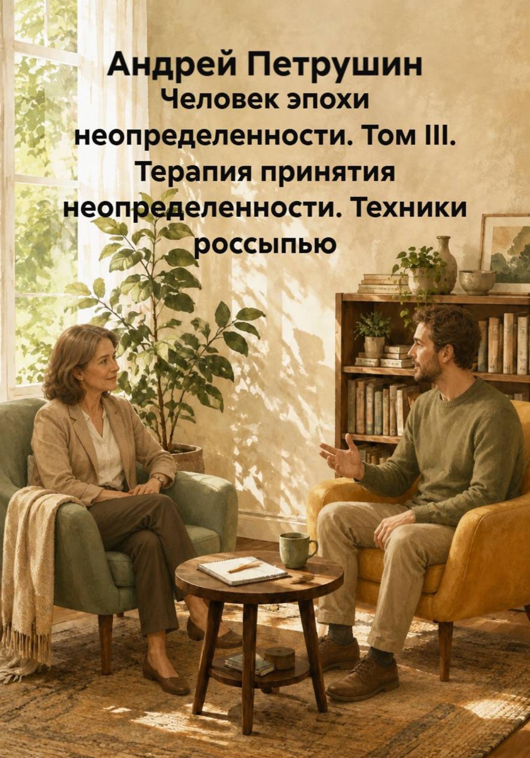 Обложка книги «Человек эпохи неопределенности. Том III. Терапия принятия неопределенности. Техники россыпью»