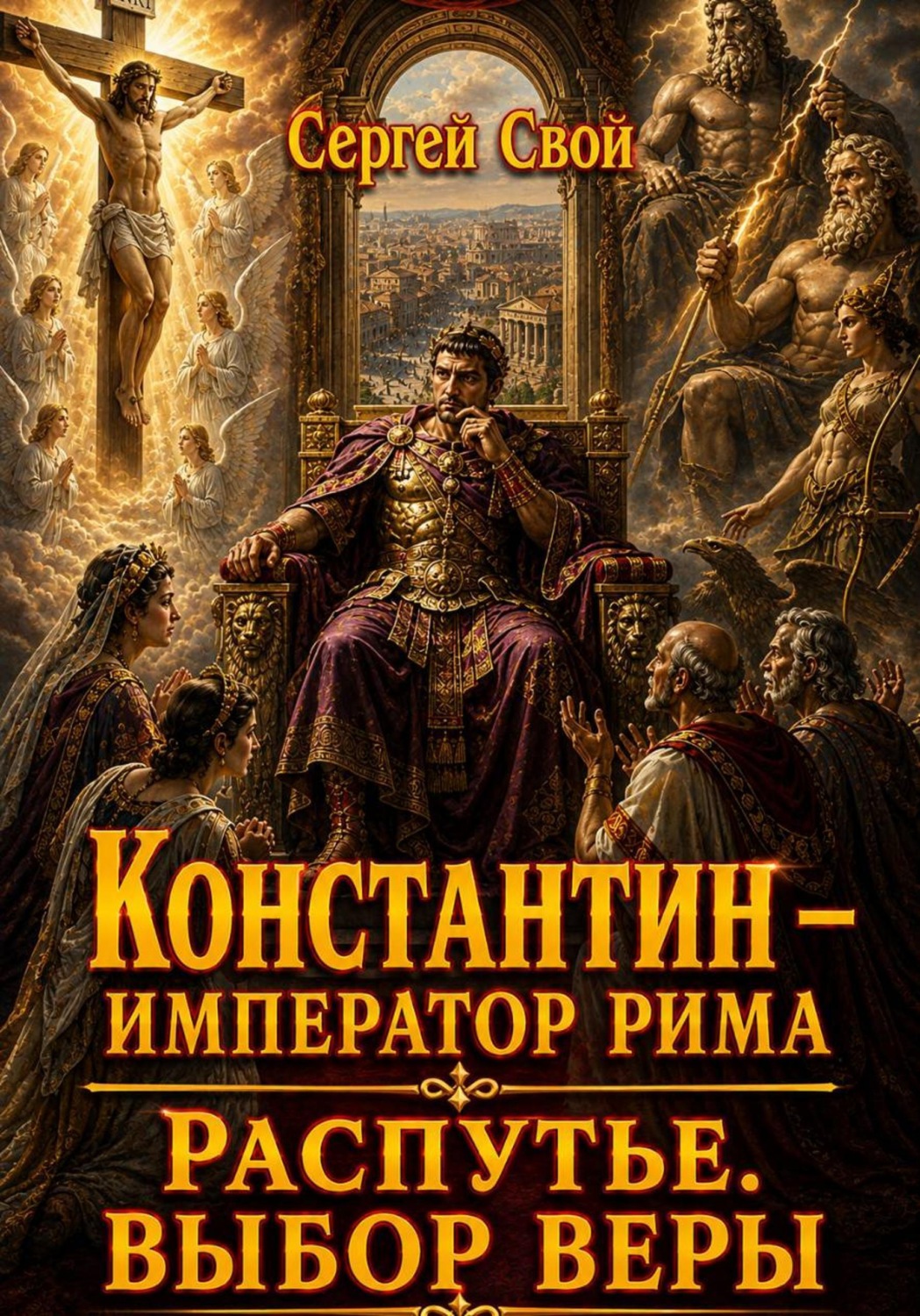 Обложка книги «Константин — император Рима. Распутье. Выбор веры. Том 1»