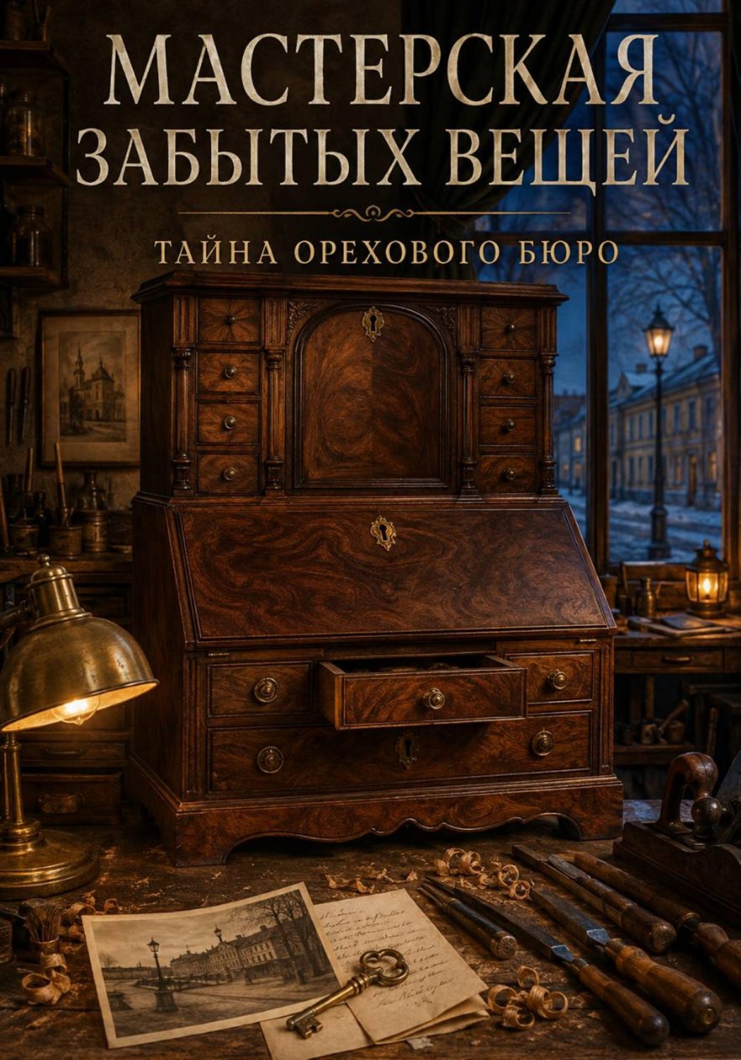 Обложка книги «Мастерская забытых вещей. Тайна орехового бюро»