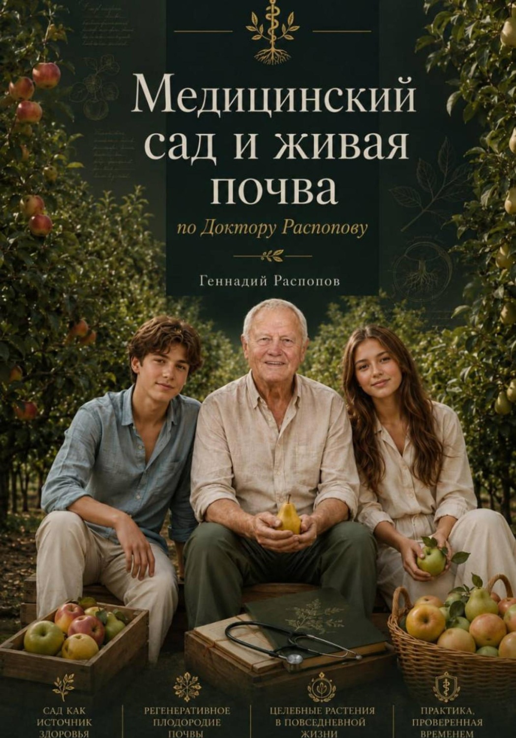 Обложка книги «Медицинский сад и живая почва по Доктору Распопову»