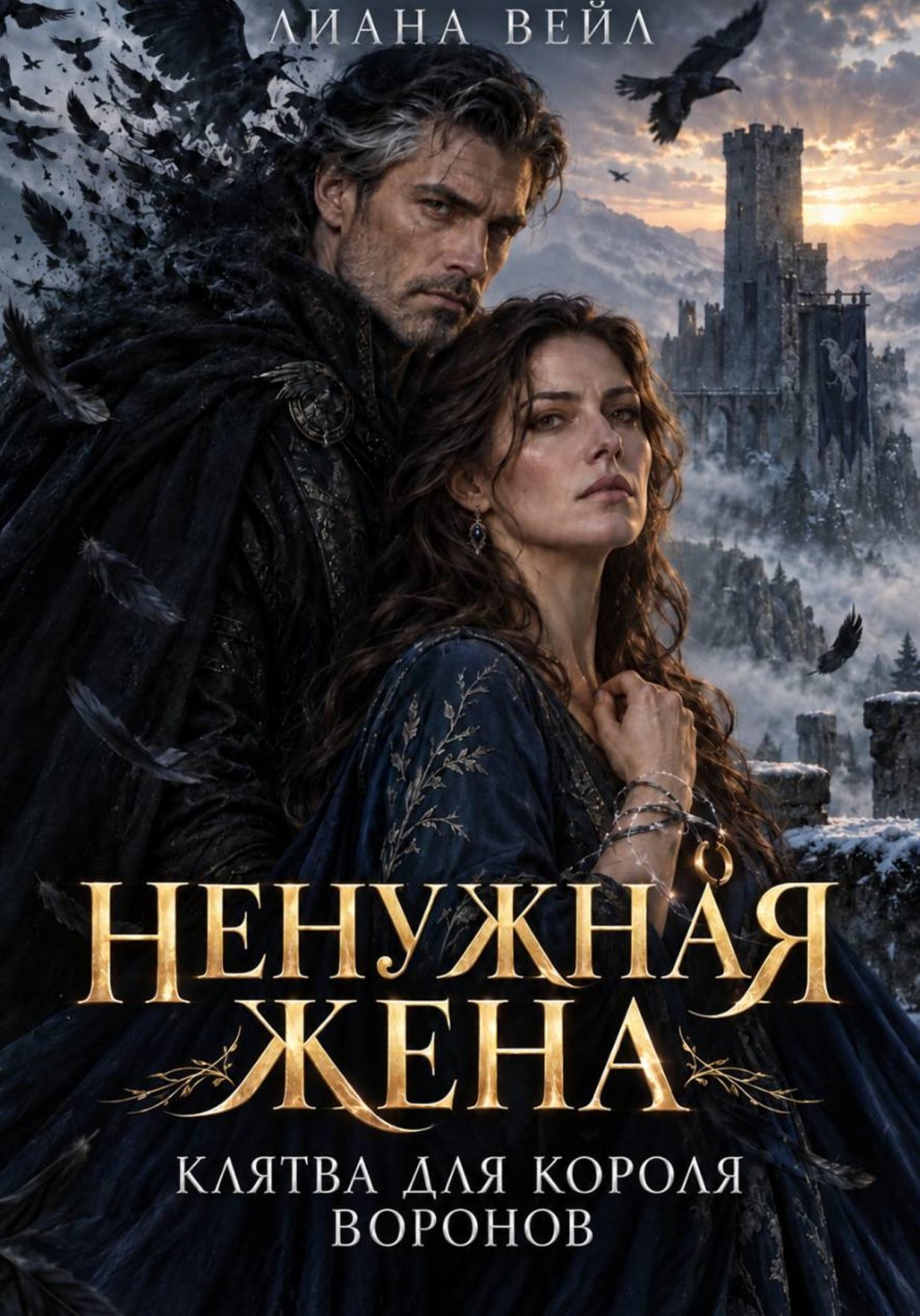 Обложка книги «Ненужная жена. Клятва для короля воронов»