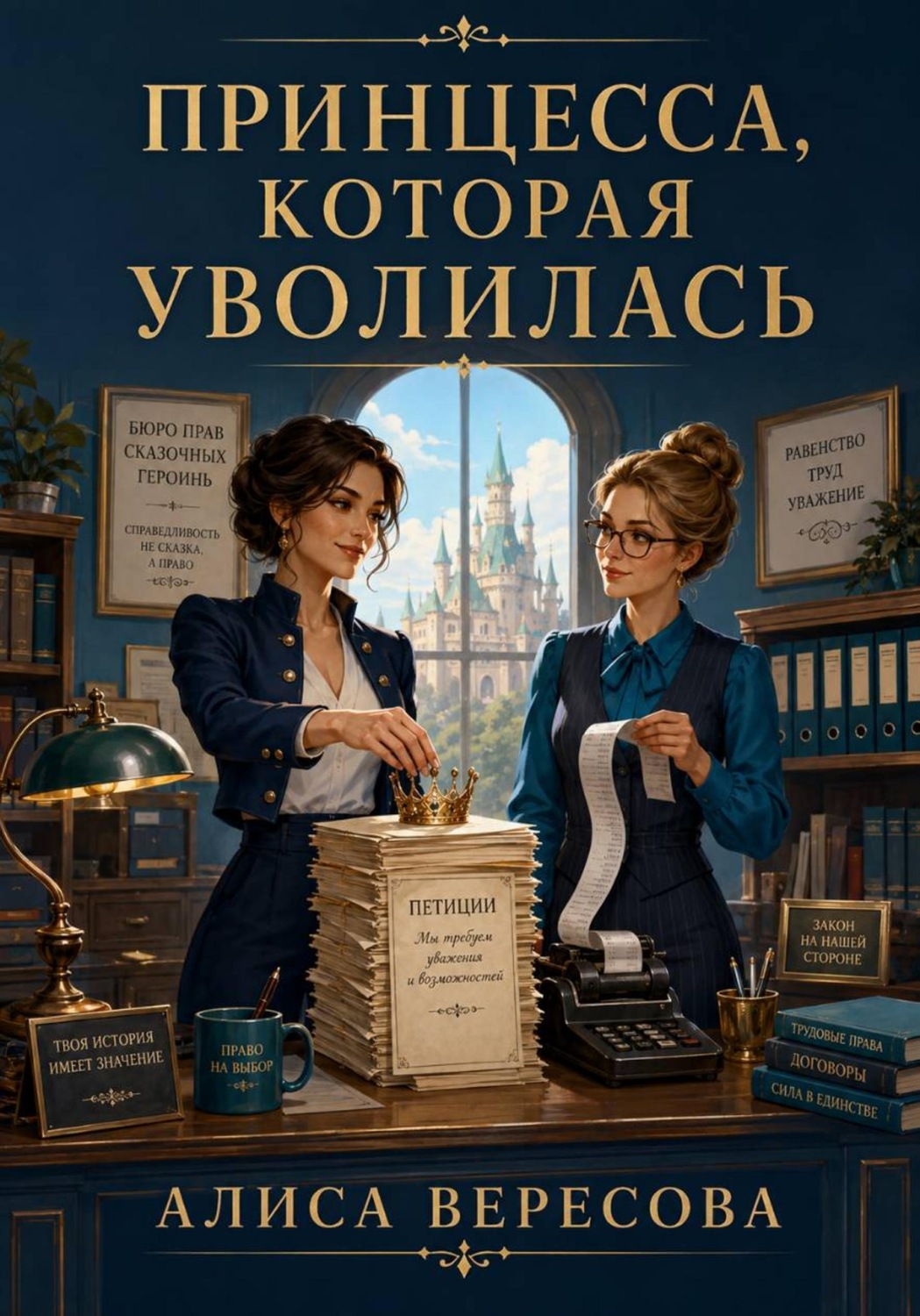 Обложка книги «Принцесса, которая уволилась»