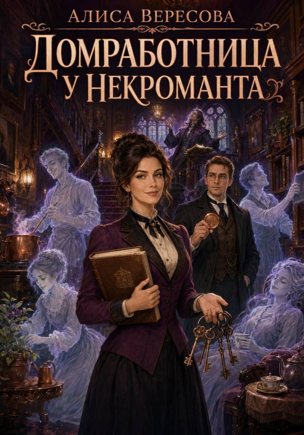 Обложка книги «Домработница у некроманта»
