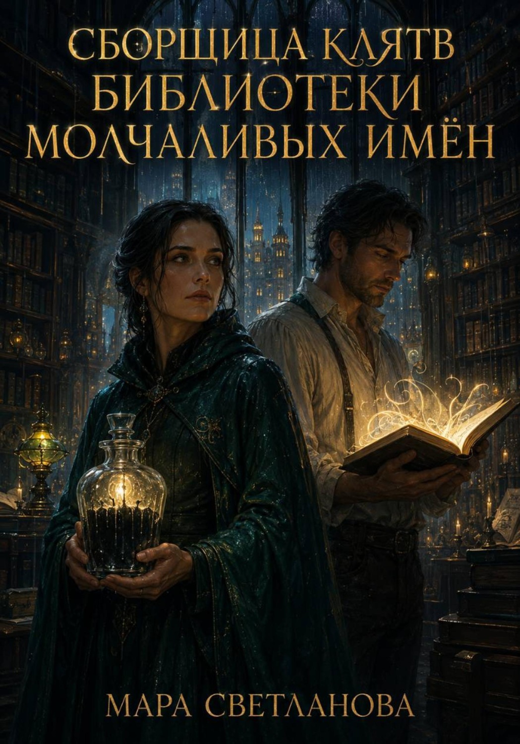 Обложка книги «Сборщица клятв библиотеки молчаливых имён»