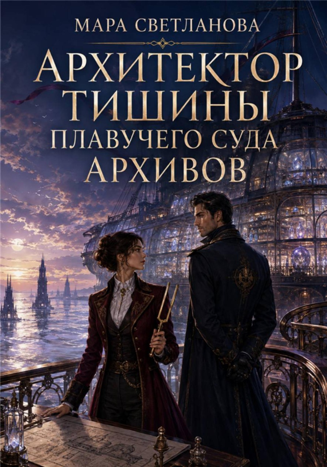 Обложка книги «Архитектор тишины плавучего суда архивов»