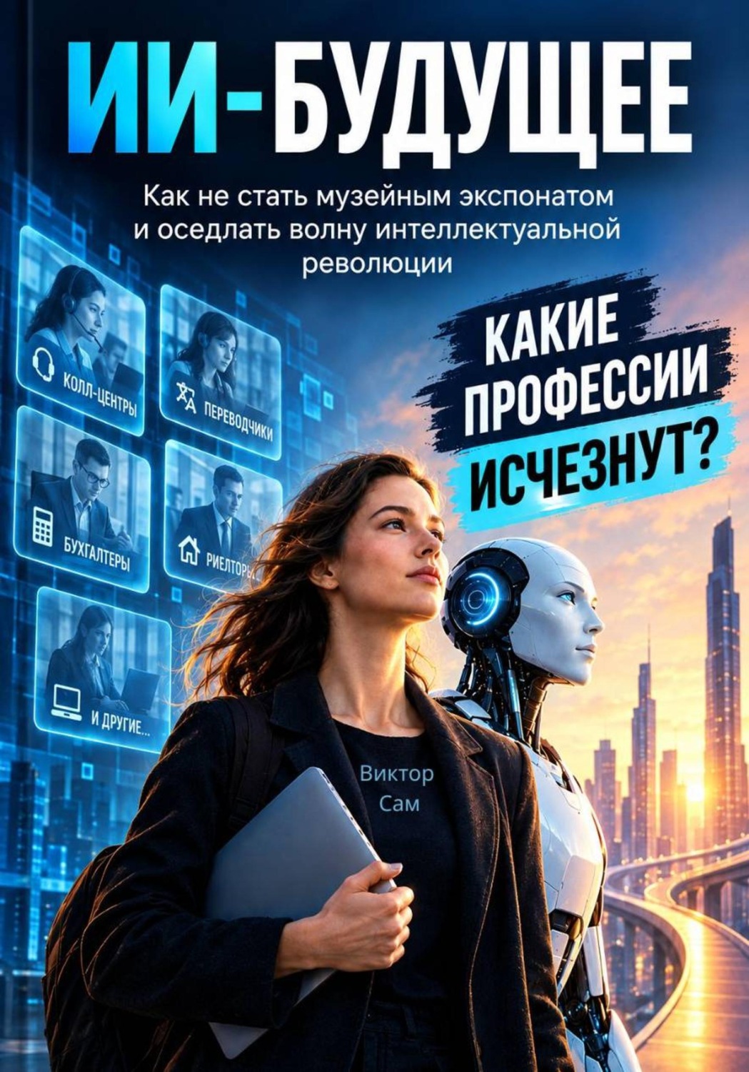 Обложка книги «ИИ-будущее. Как не стать музейным экспонатом и оседлать волну интеллектуальной революции»