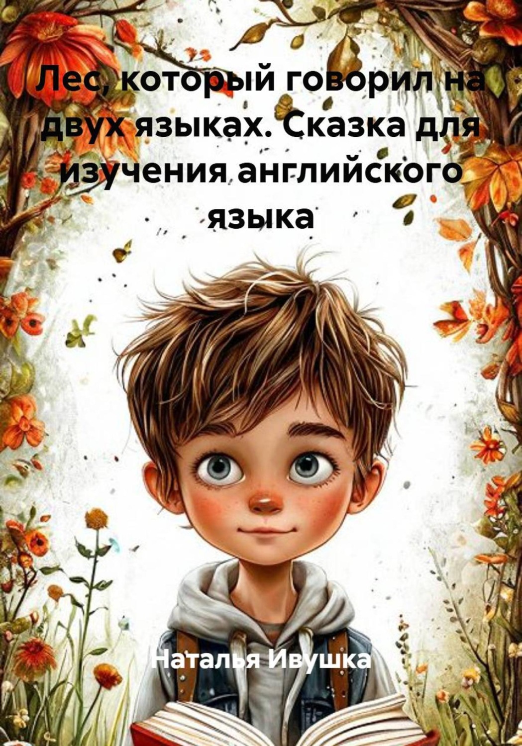 Обложка книги «Лес, который говорил на двух языках. Сказка для изучения английского языка»