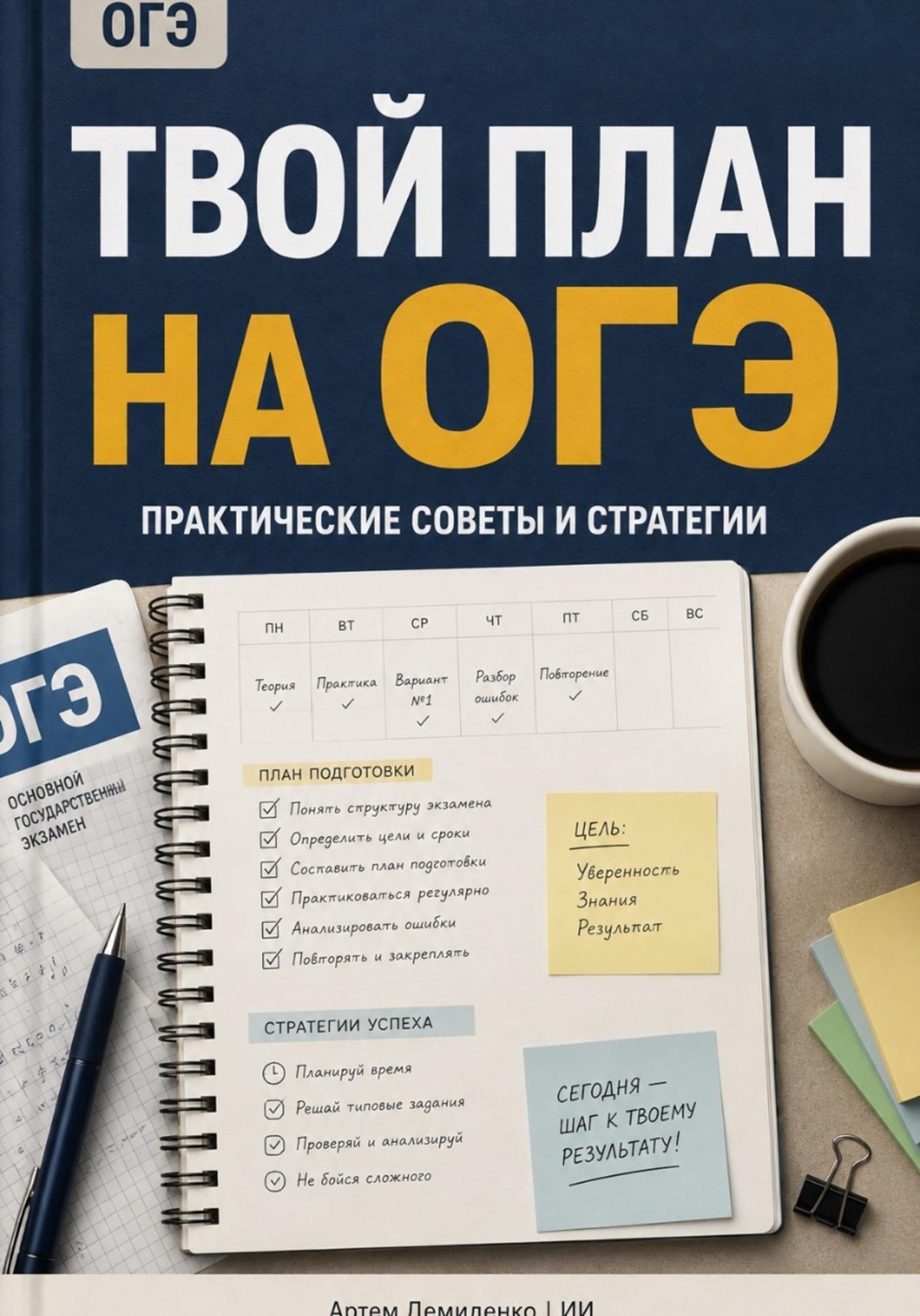 Обложка книги «Твой план на ОГЭ: Практические советы и стратегии»