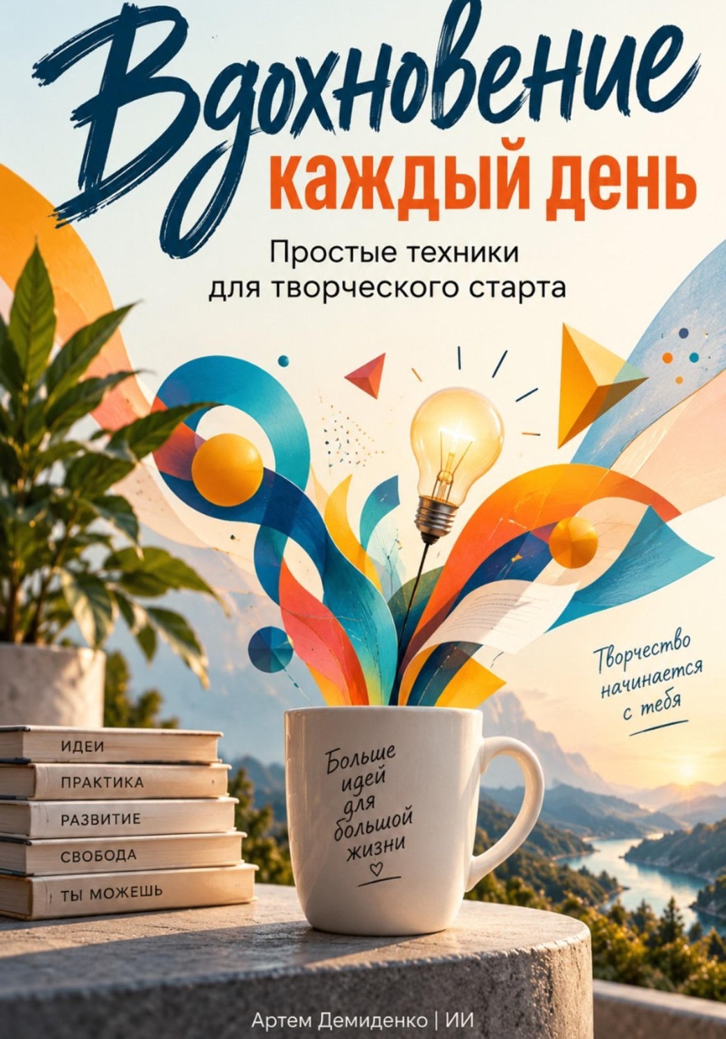 Обложка книги «Вдохновение каждый день: Простые техники для творческого старта»