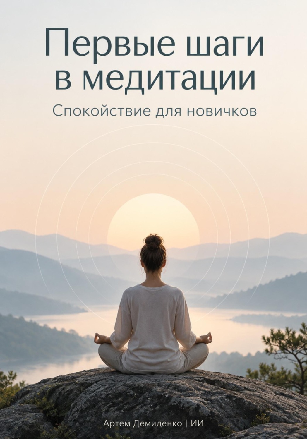 Обложка книги «Первые шаги в медитации: Спокойствие для новичков»