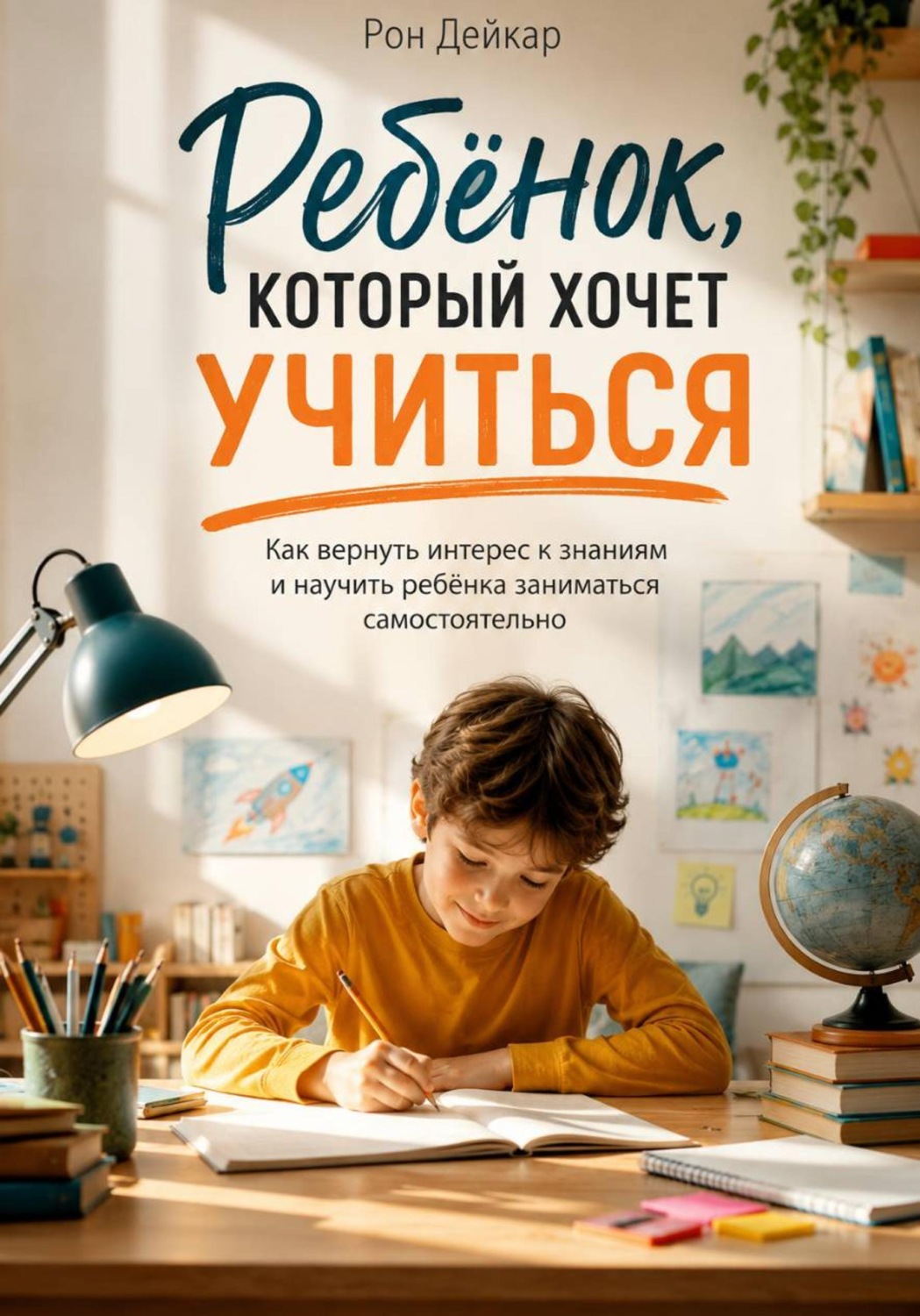 Обложка книги «Ребёнок, который хочет учиться. Как вернуть интерес к знаниям и научить ребёнка заниматься самостоятельно»