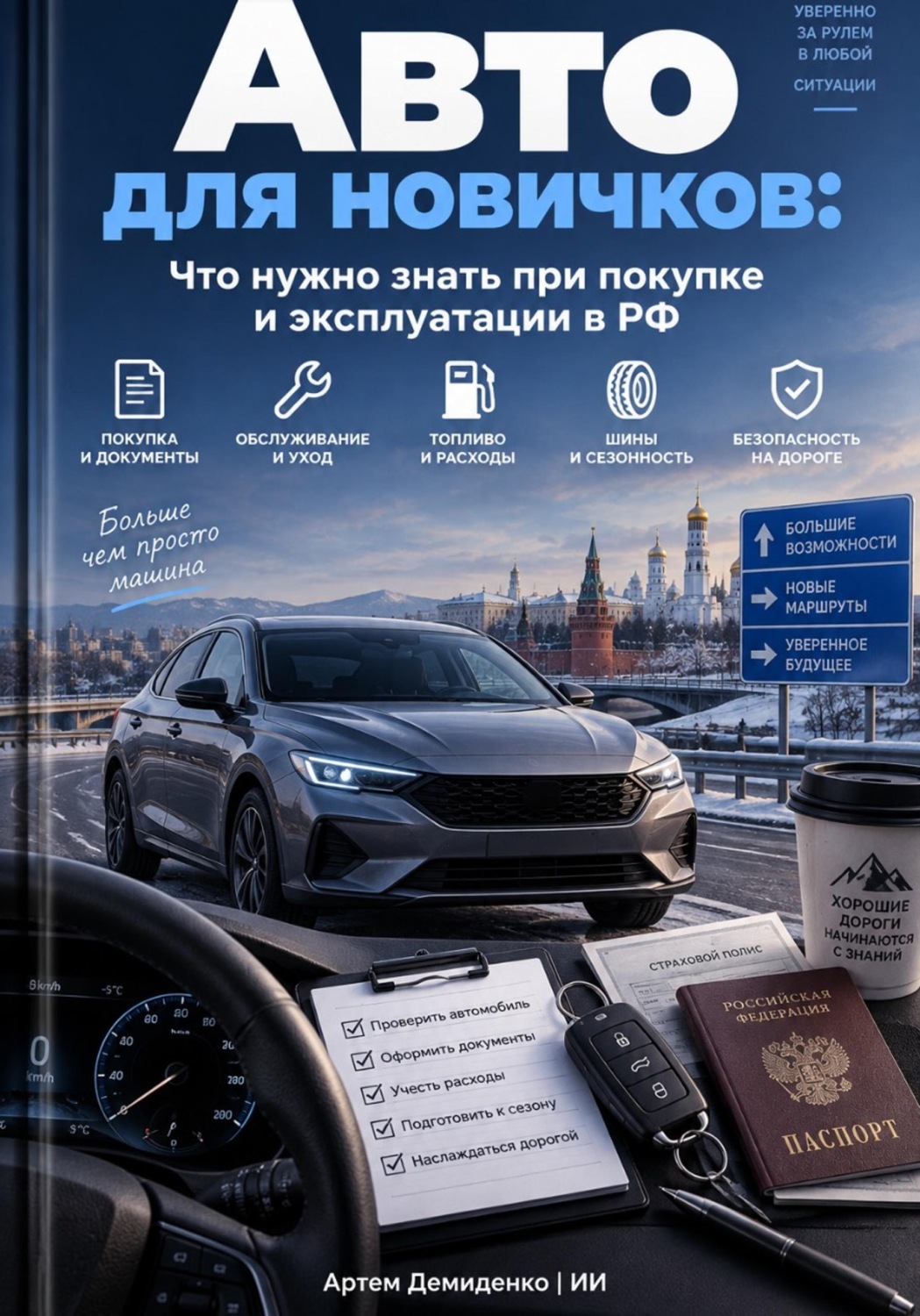 Обложка книги «Авто для новичков: Что нужно знать при покупке и эксплуатации в РФ»