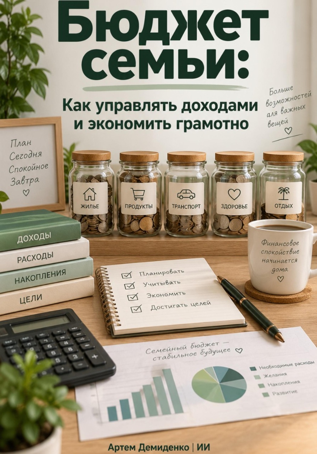 Обложка книги «Бюджет семьи: Как управлять доходами и экономить грамотно»