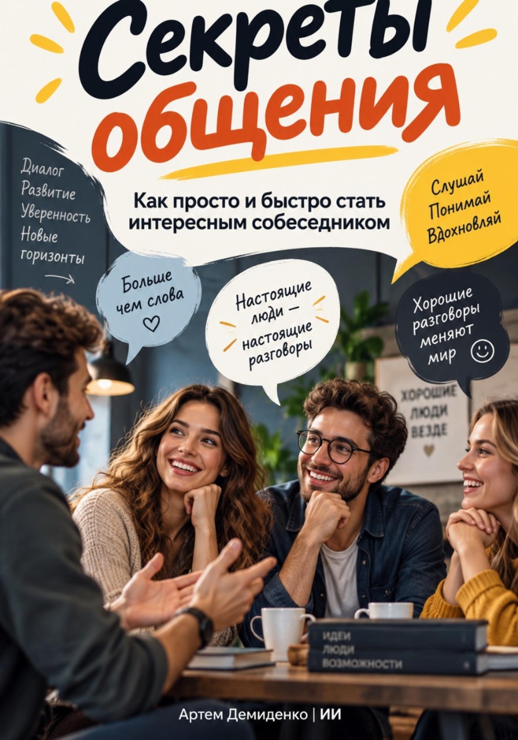Обложка книги «Секреты общения: Как просто и быстро стать интересным собеседником»