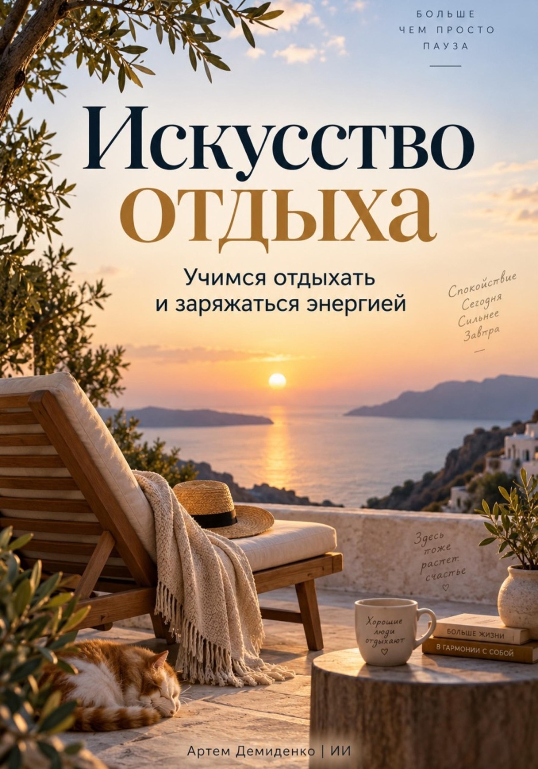 Обложка книги «Искусство отдыха: Учимся отдыхать и заряжаться энергией»