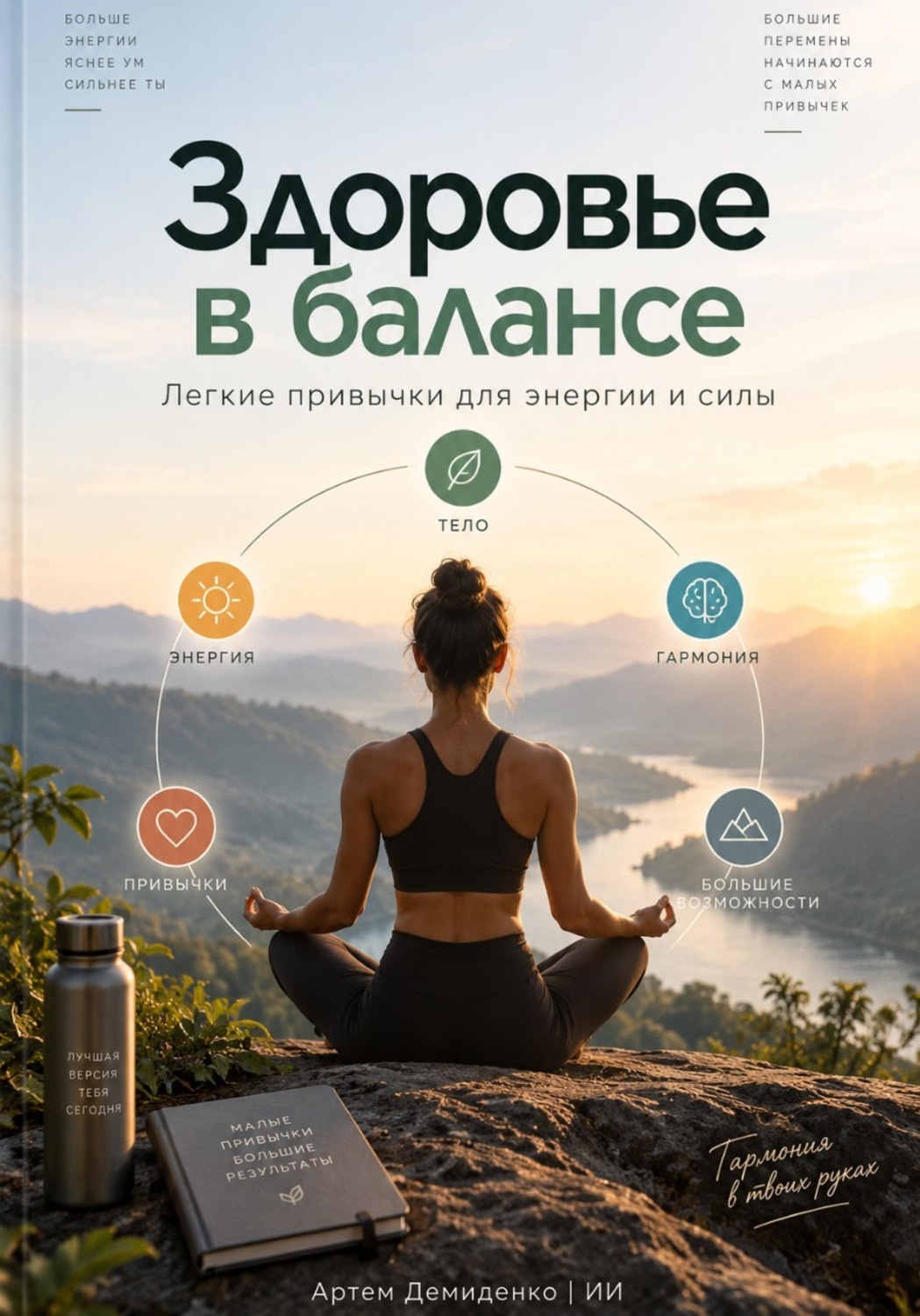 Обложка книги «Здоровье в балансе: Легкие привычки для энергии и силы»