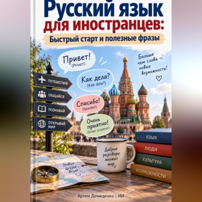 Обложка книги «Русский язык для иностранцев: Быстрый старт и полезные фразы»