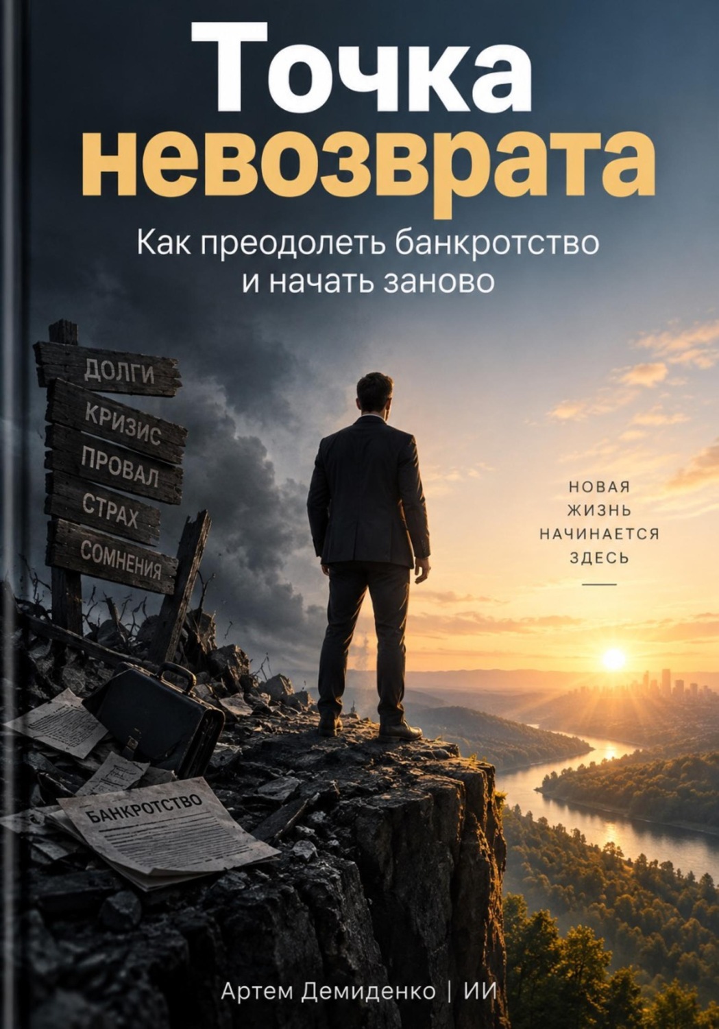 Обложка книги «Точка невозврата: Как преодолеть банкротство и начать заново»