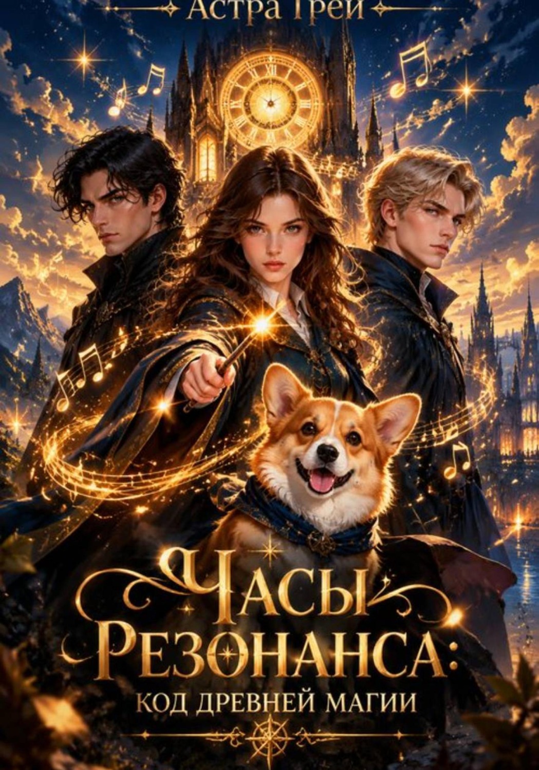 Обложка книги «Часы резонанса: код древней магии»