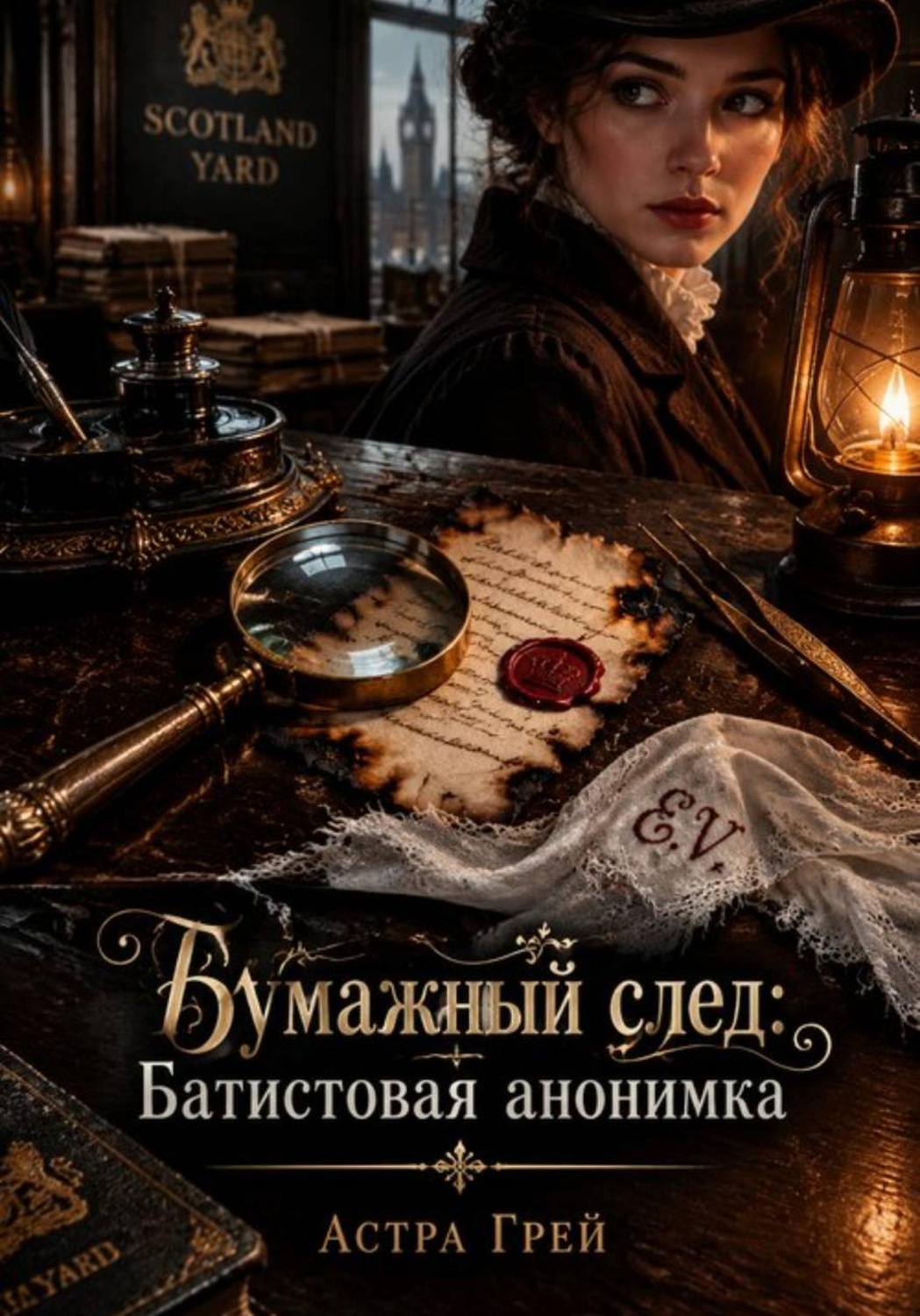Обложка книги «Бумажный след: Батистовая анонимка»