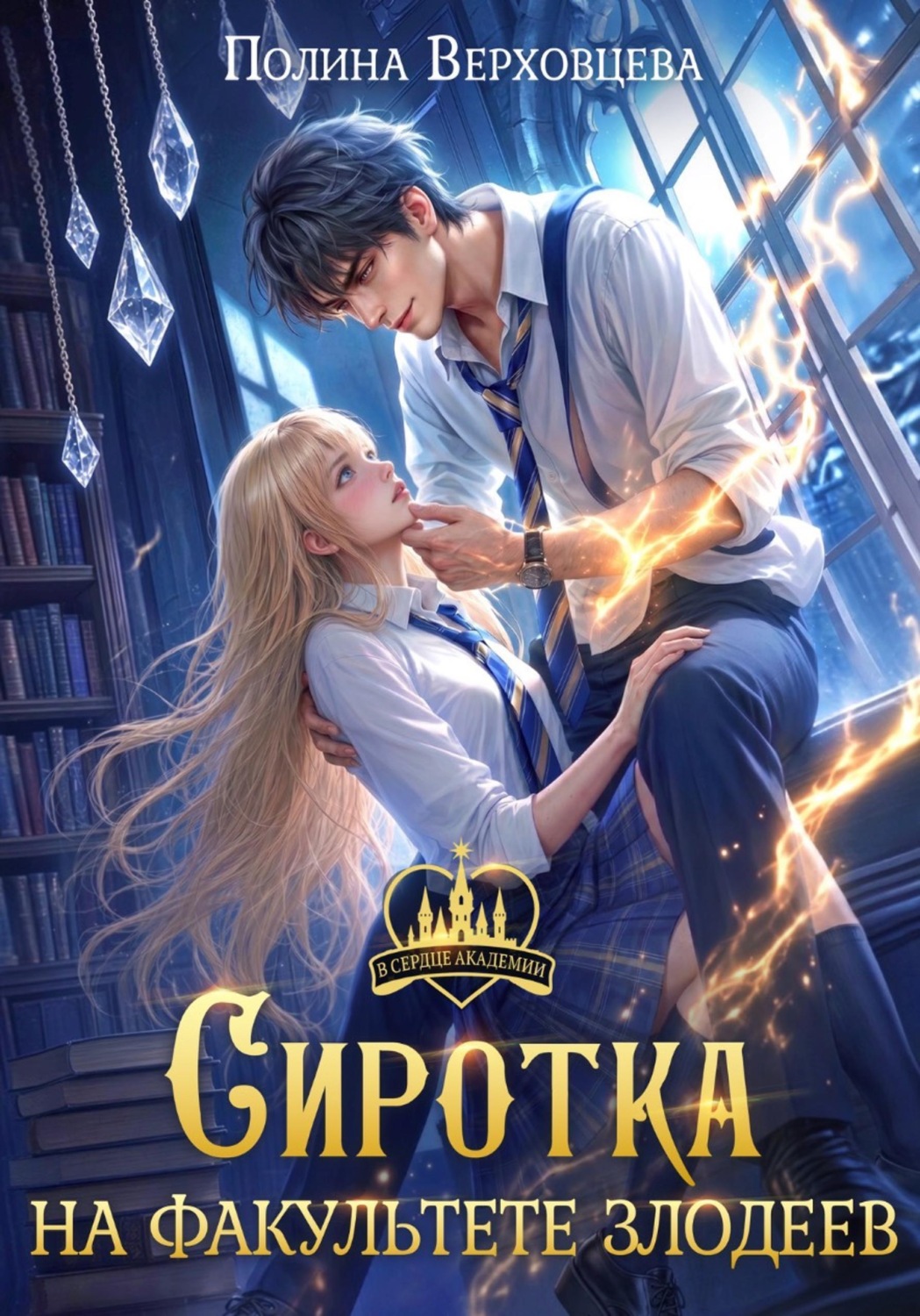 Обложка книги «Сиротка на факультете Злодеев»