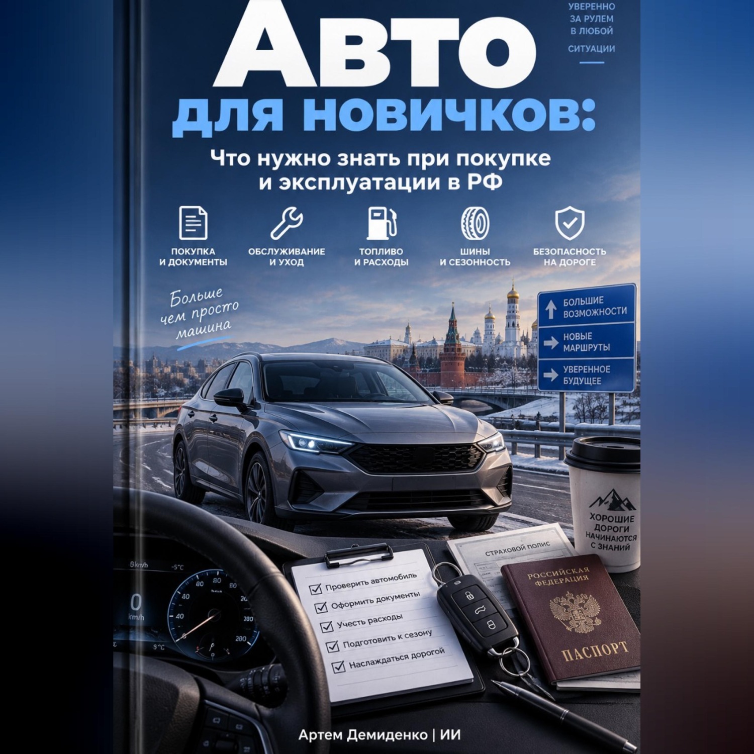 Обложка книги «Авто для новичков: Что нужно знать при покупке и эксплуатации в РФ»