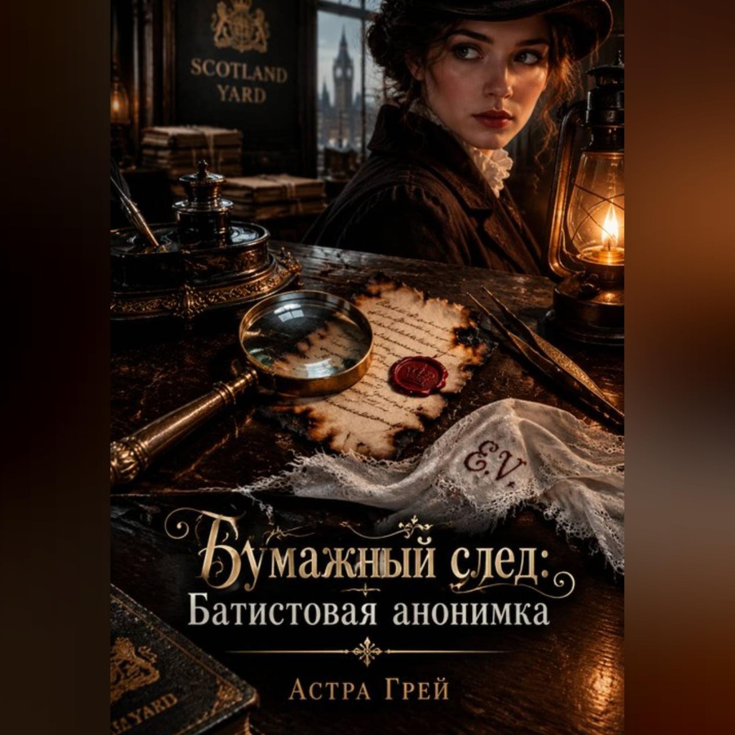 Обложка книги «Бумажный след: Батистовая анонимка.»