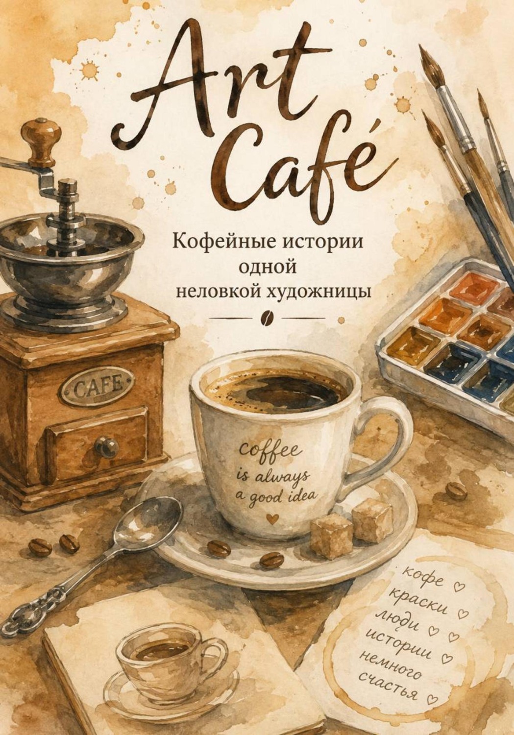 Обложка книги «Art Café. Кофейные истории одной неловкой художницы»