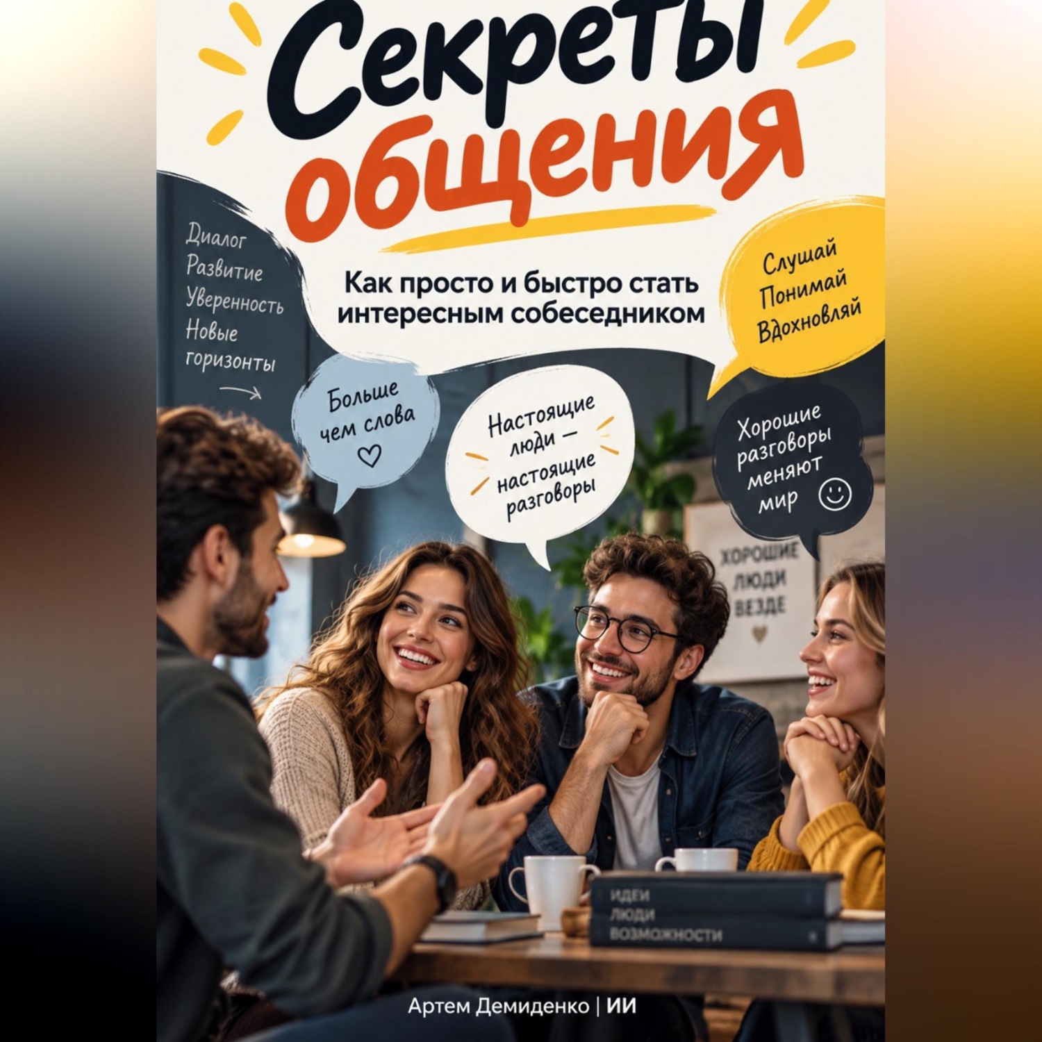 Обложка книги «Секреты общения: Как просто и быстро стать интересным собеседником»