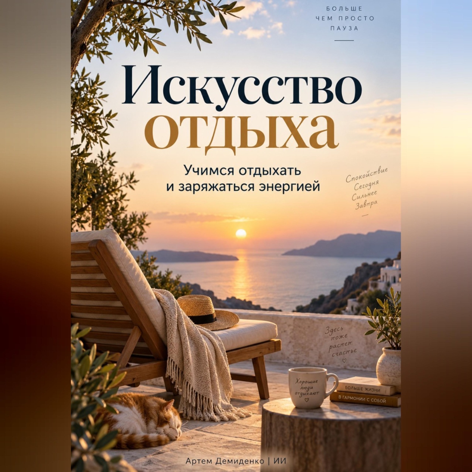 Обложка книги «Искусство отдыха: Учимся отдыхать и заряжаться энергией»