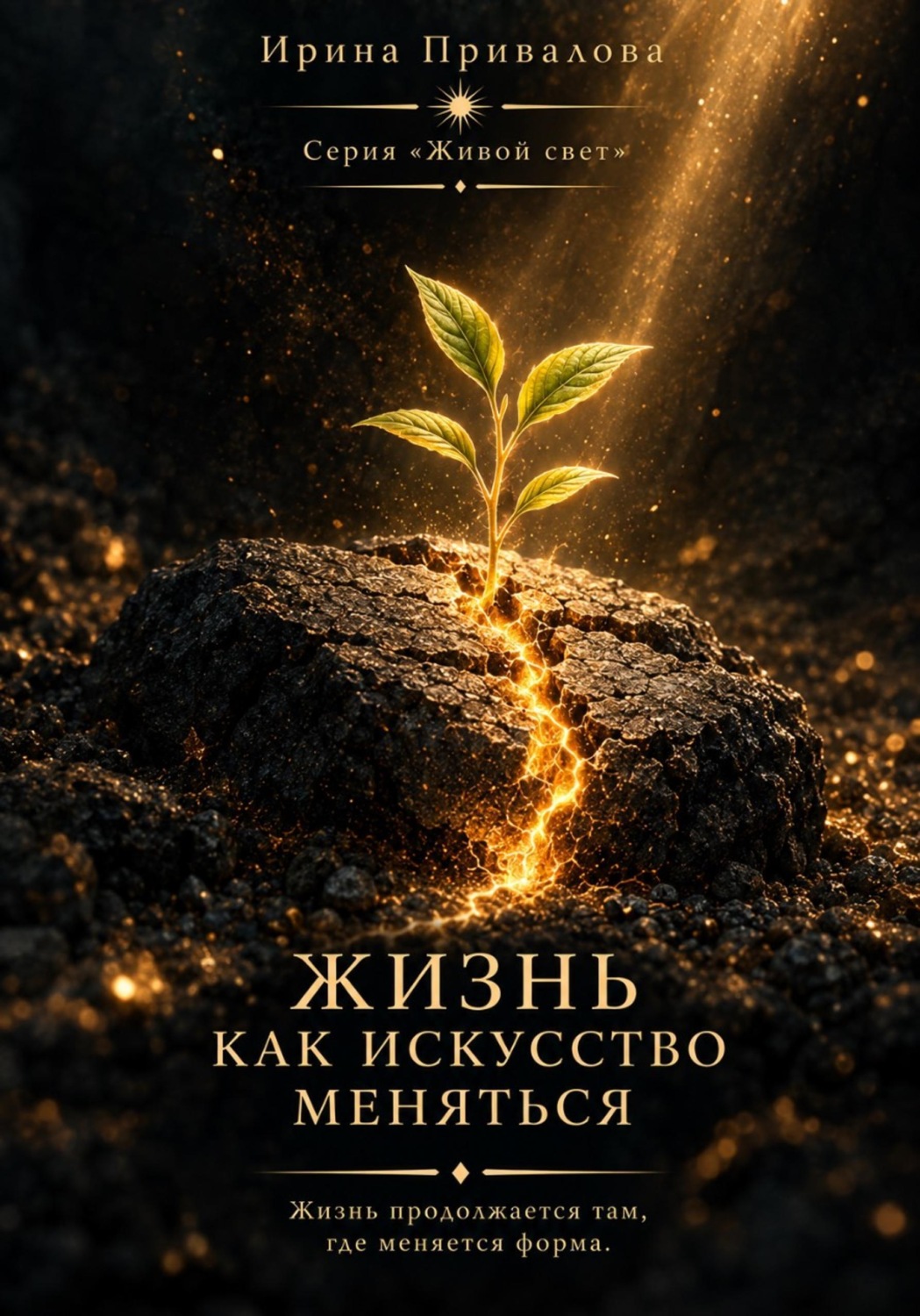 Обложка книги «Жизнь как искусство меняться. Серия Живой свет»