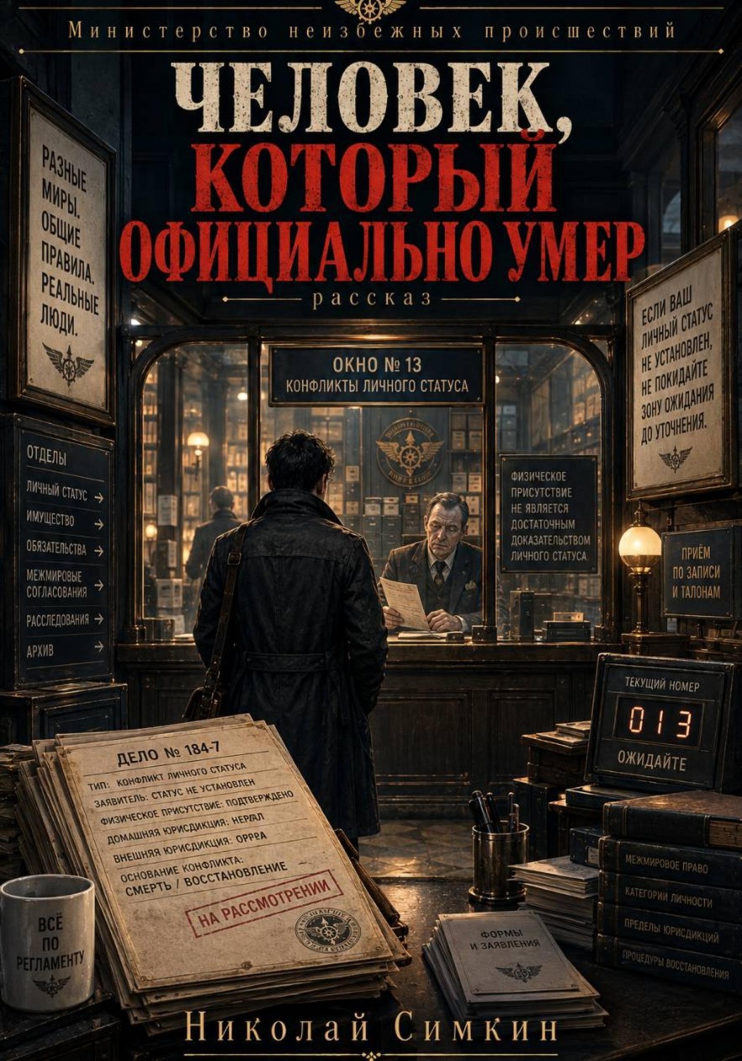 Обложка книги «Человек, который официально умер»