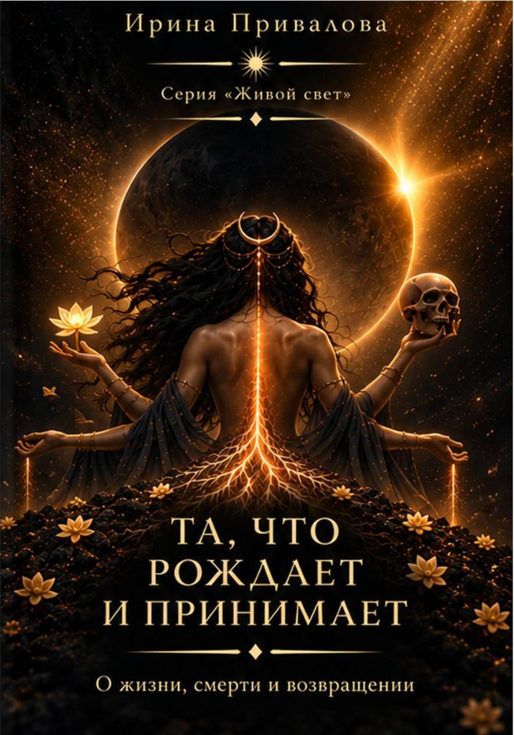 Обложка книги «Та, кто рождает и принимает. Серия Живой Свет»