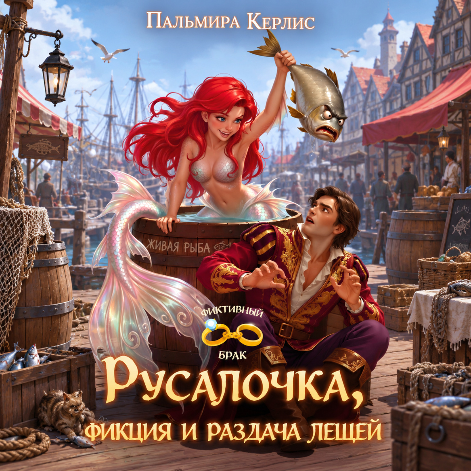 Обложка книги «Русалочка, фикция и раздача лещей»