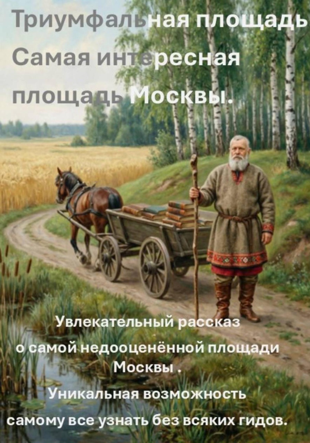 Обложка книги «Триумфальная площадь. Самая интересная площадь Москвы»