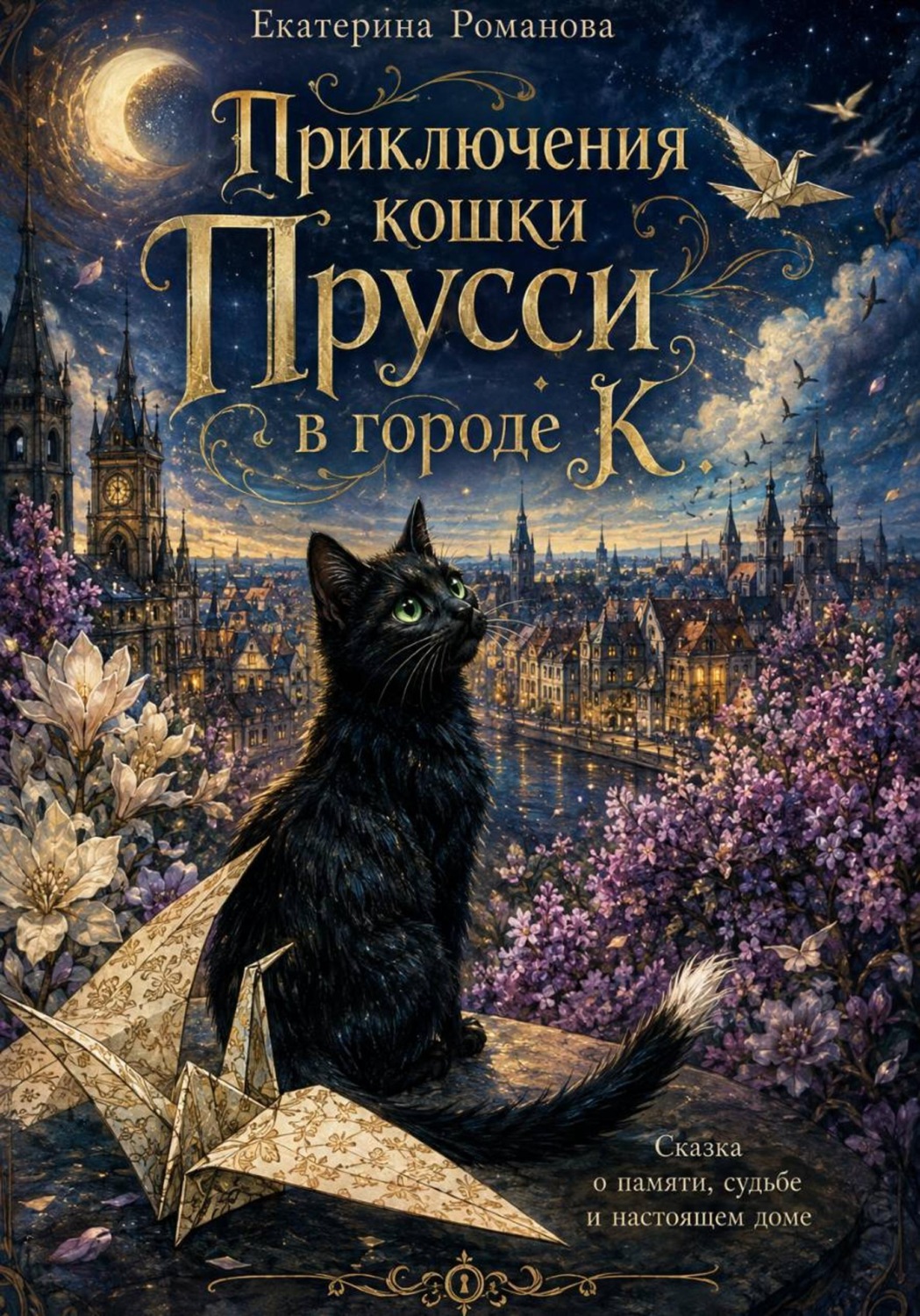 Обложка книги «Приключения кошки Прусси в городе К.»