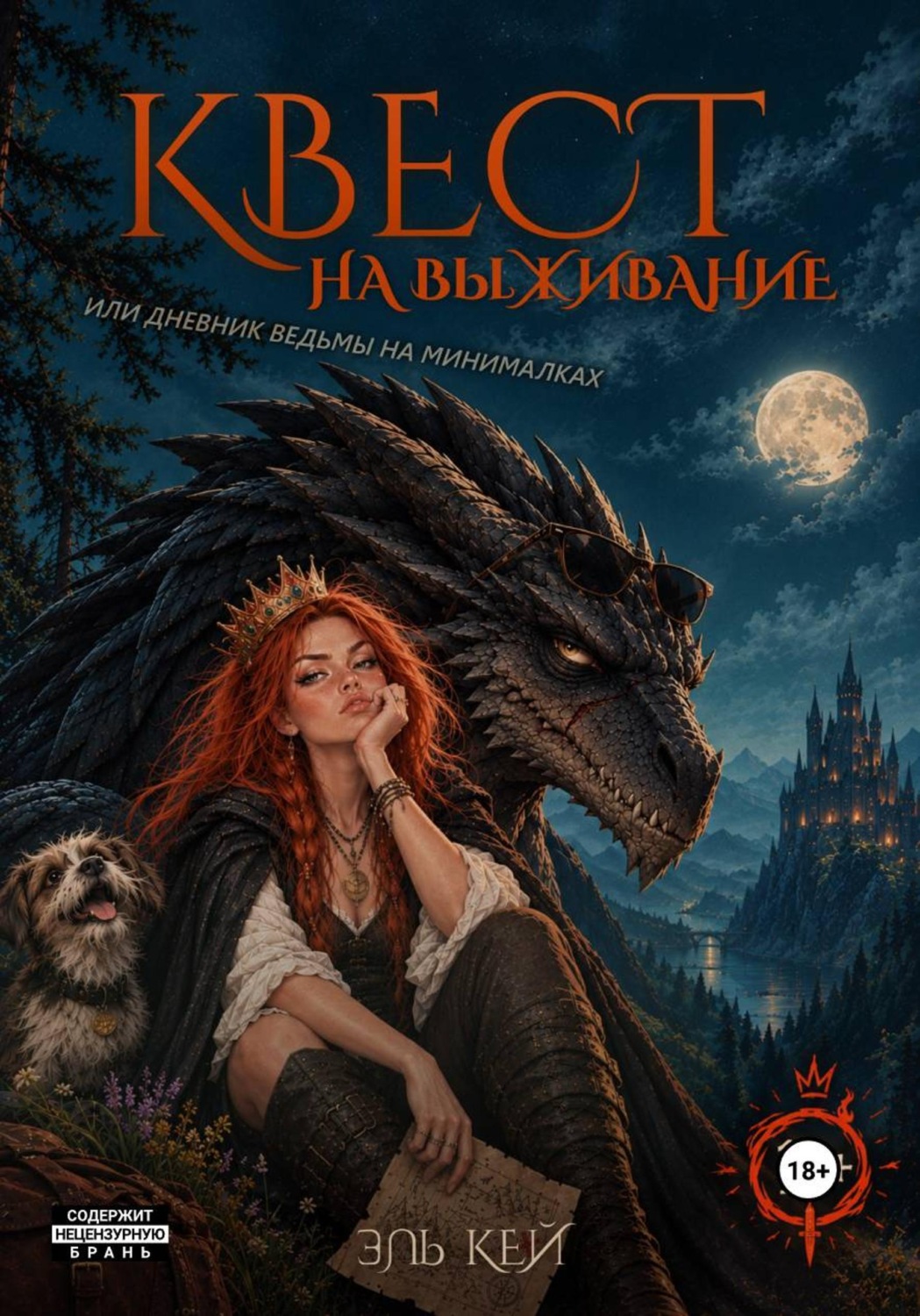 Обложка книги «Квест на выживание, или Дневник ведьмы на минималках»