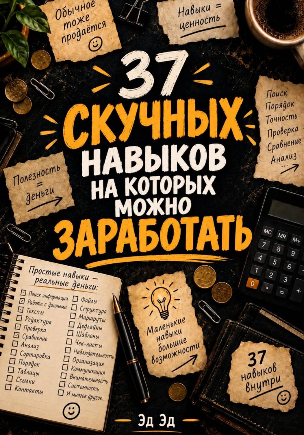 Обложка книги «37 скучных навыков, на которых можно заработать»