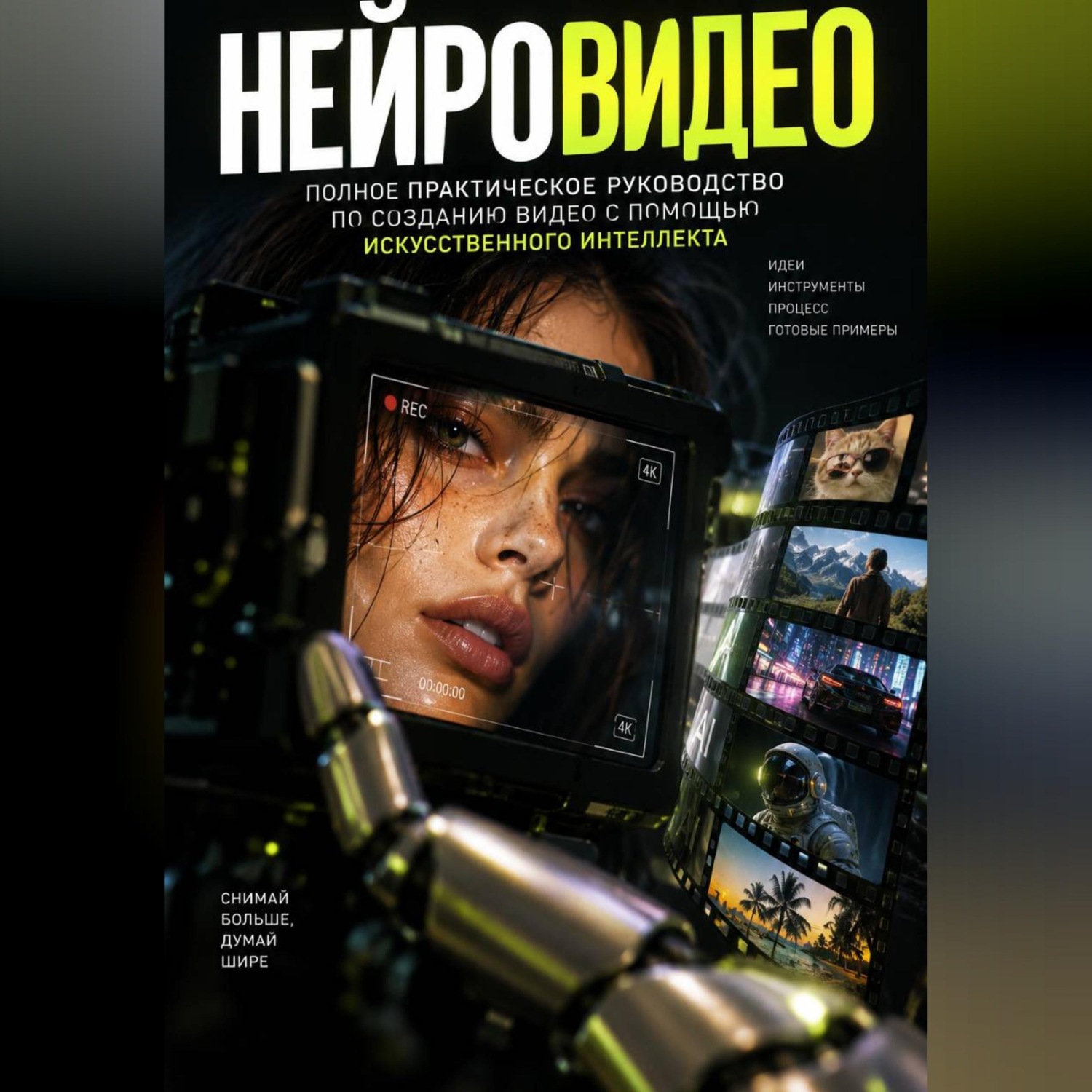 Обложка книги «НЕЙРОВИДЕО. Полное практическое руководство по созданию видео с помощью искусственного интеллекта»