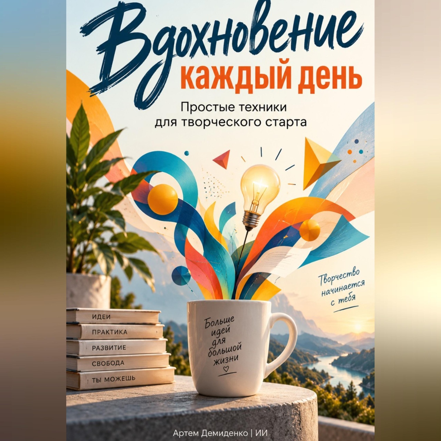 Обложка книги «Вдохновение каждый день: Простые техники для творческого старта»