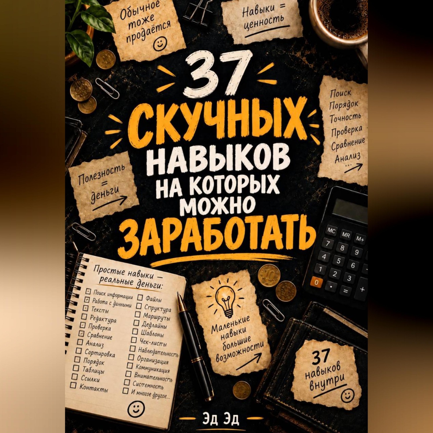 Обложка книги «37 скучных навыков, на которых можно заработать»