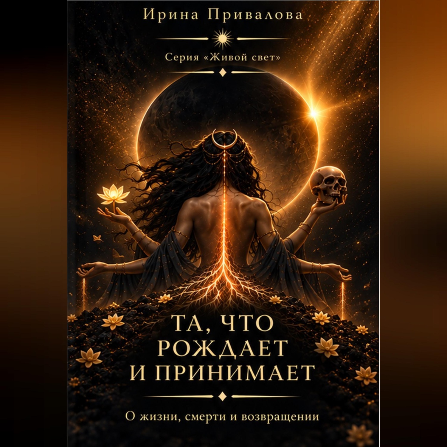 Обложка книги «Та, кто рождает и принимает. Серия Живой Свет»