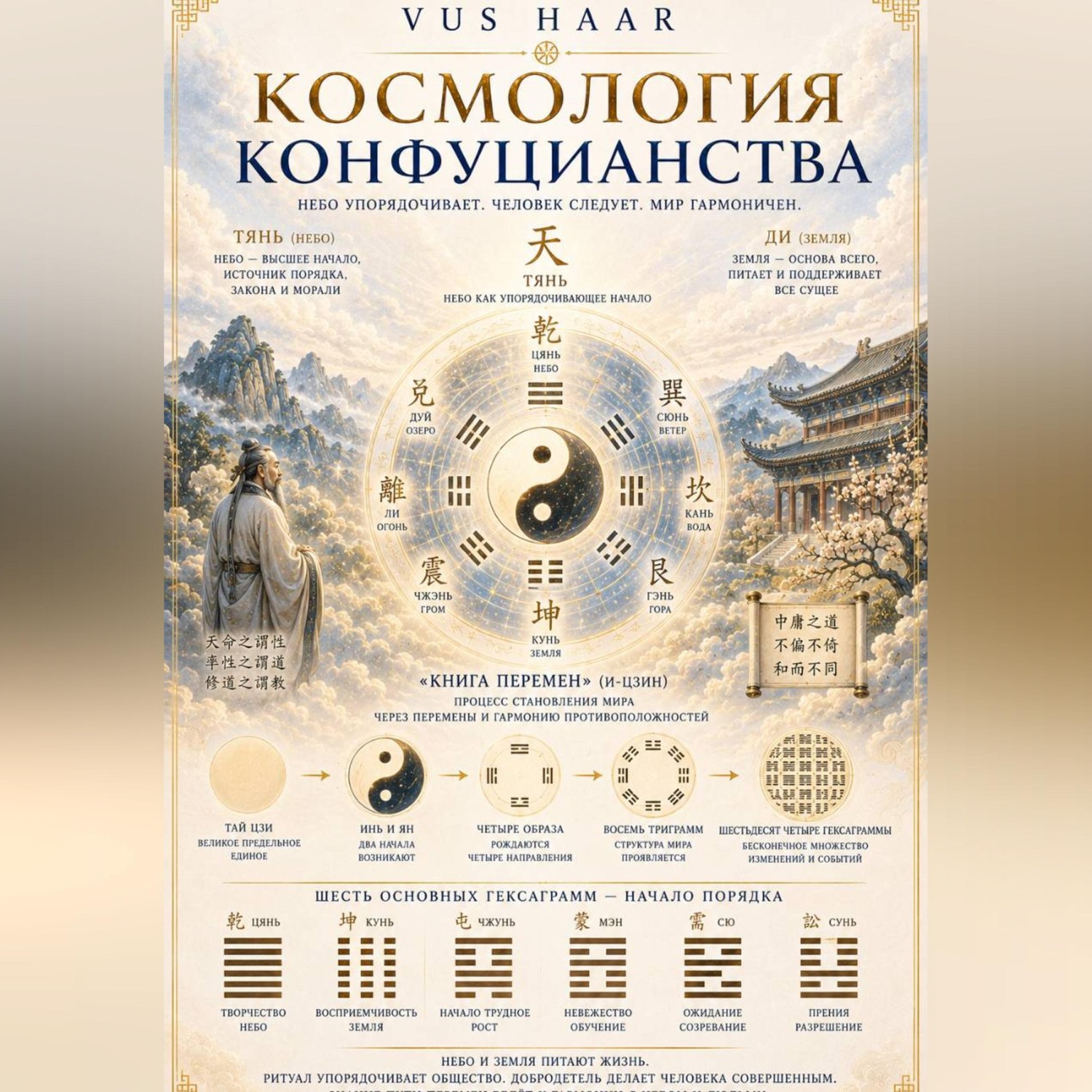 Обложка книги «Космология конфуцианства»