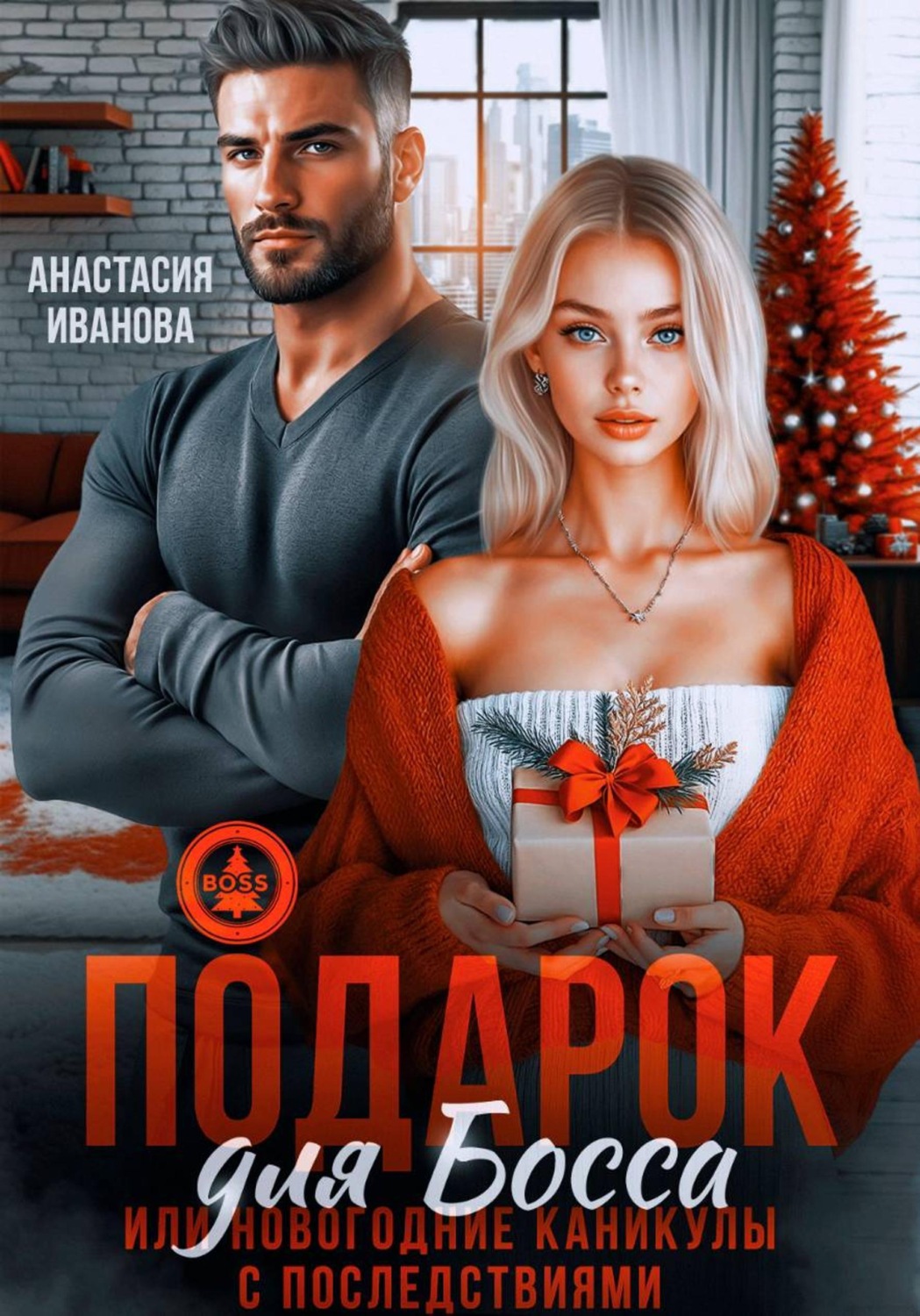 Обложка книги «Подарок для босса. Или новогодние каникулы с последствиями»