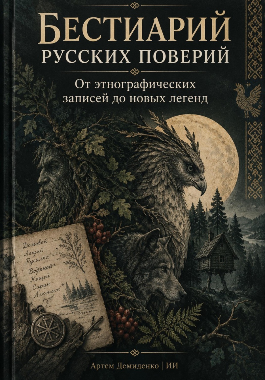 Обложка книги «Бестиарий русских поверий: От этнографических записей до новых легенд»