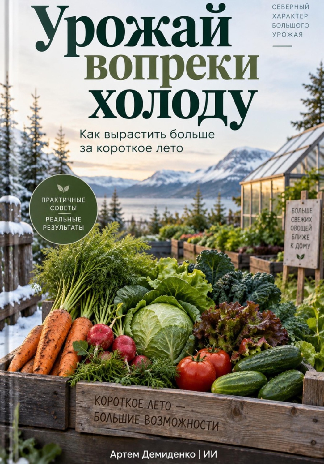 Обложка книги «Урожай вопреки холоду: Как вырастить больше за короткое лето»